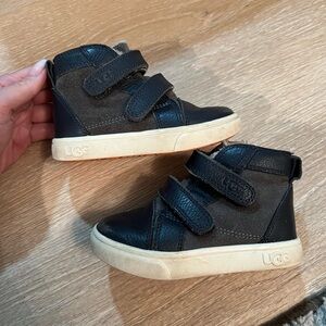 UGG Navy and Charcoal Kids Boots